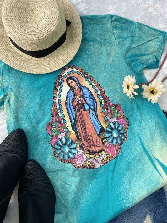 Gildan Bleach Virgin Mary, Religion, Christianity for wholesale by L&B Life