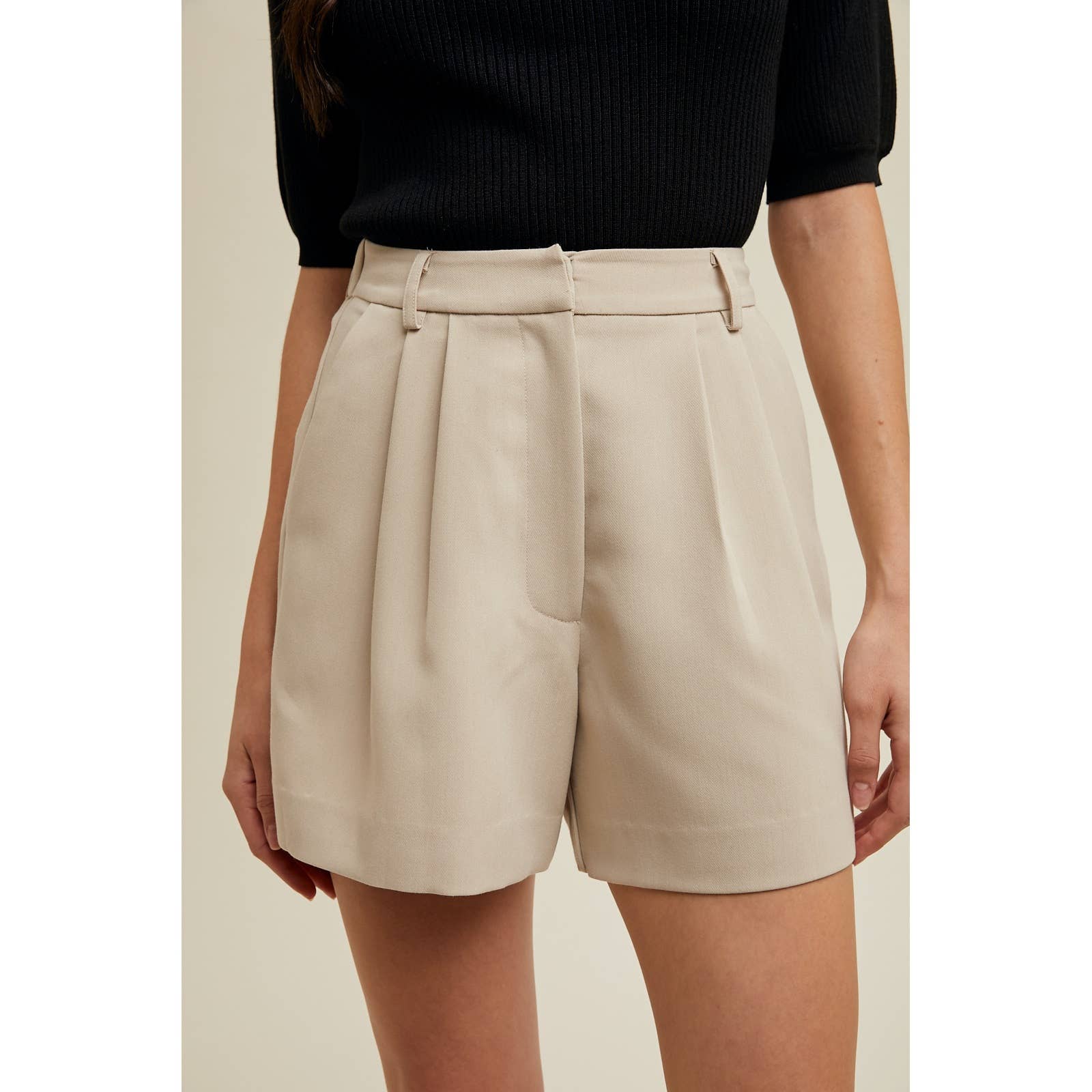 Wishlist Apparel - Wholesale Korte broeken - Dames - PLOOIBROEKJE VAN KEPERSTOF/WL24-91788