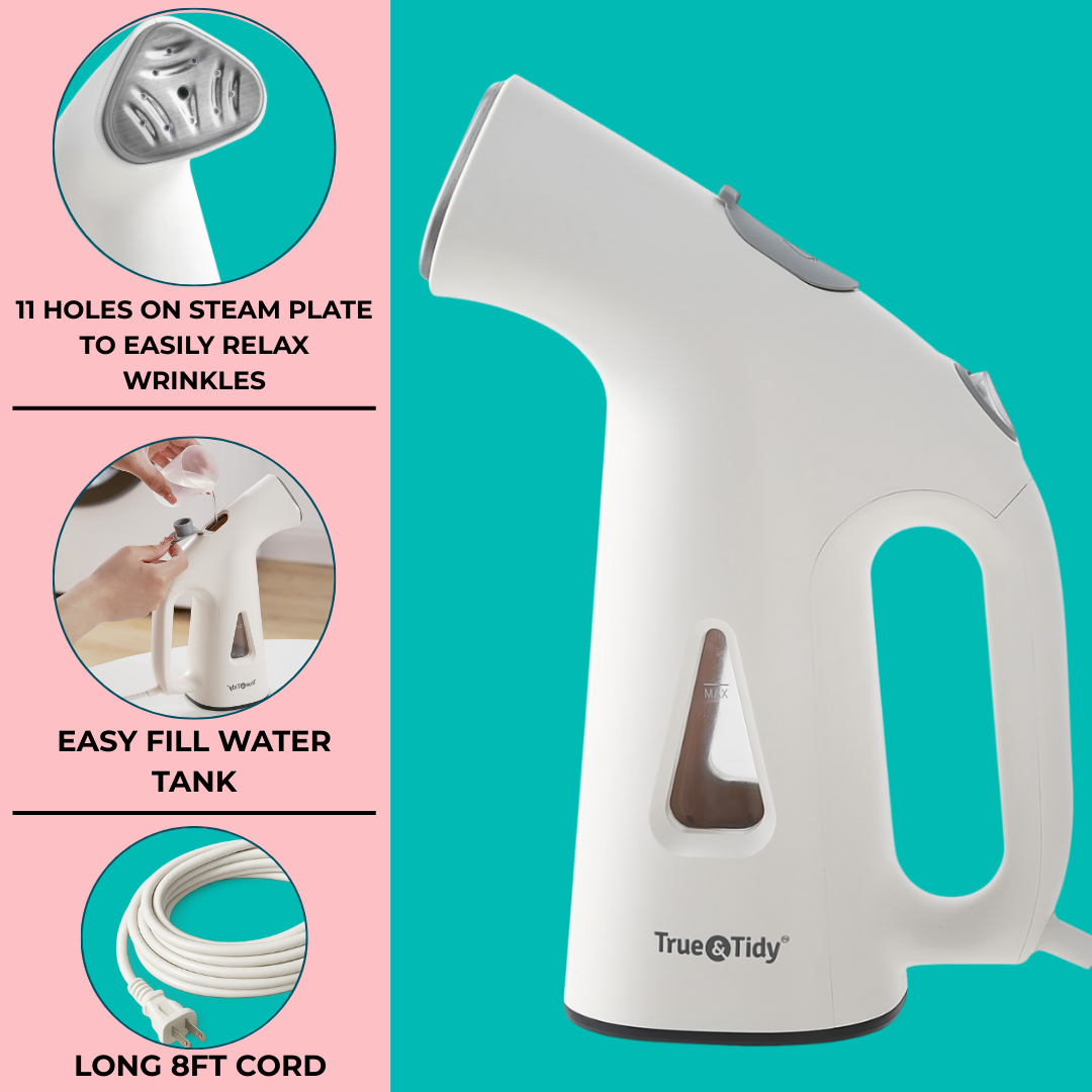 Salav-True & Tidy - Wholesale Steamer - True & Tidy Handheld Garment Steamer 8