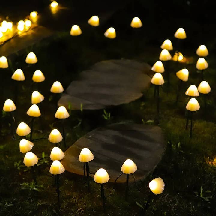 BRECK + FOX - Wholesale Outdoor/Lawn Light - Solar Mushroom Garden Lights