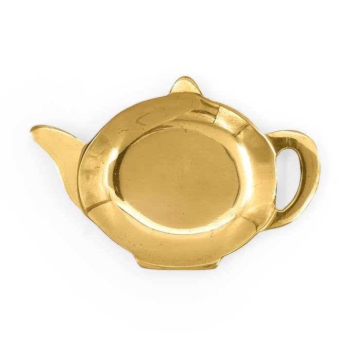 FERN - Wholesale Tea pot - Brass Teabag holder Tea Pot0