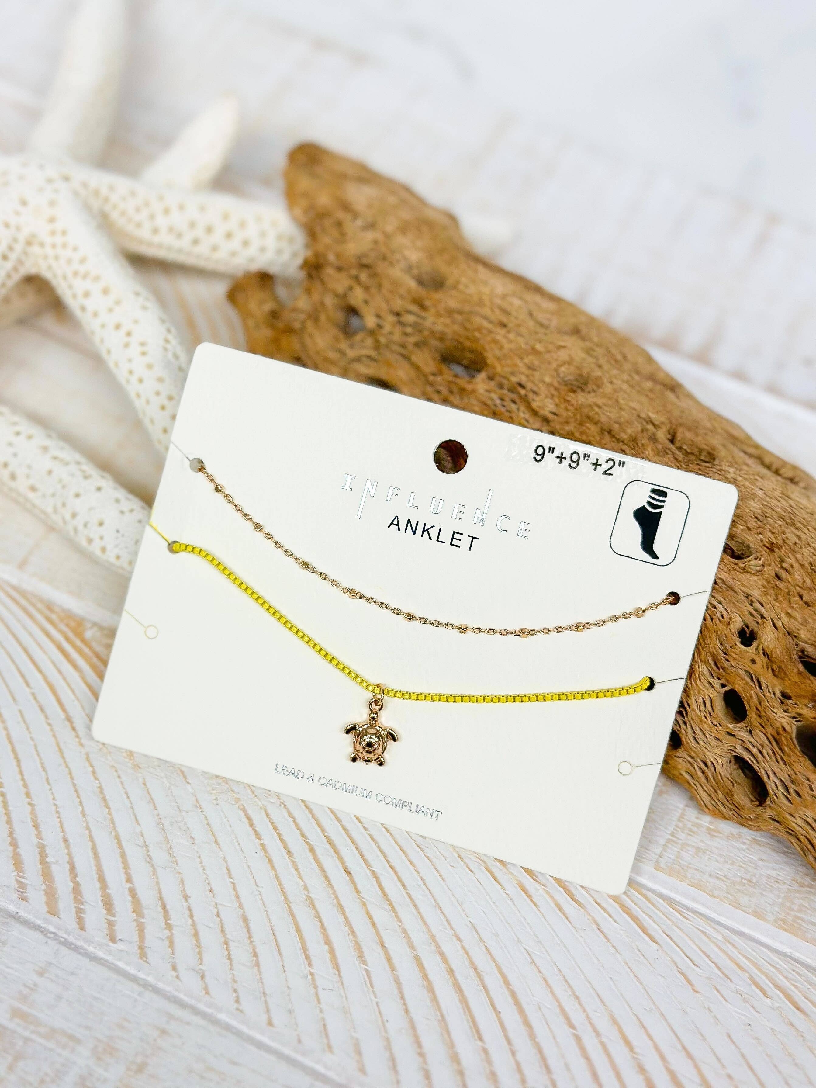 Prep Obsessed Wholesale - Wholesale Anklet - Sea Life Ankle Bracelet Sets2