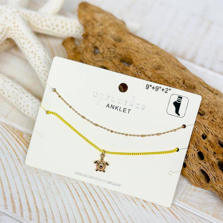 Prep Obsessed Wholesale - Wholesale Anklet - Sea Life Ankle Bracelet Sets2