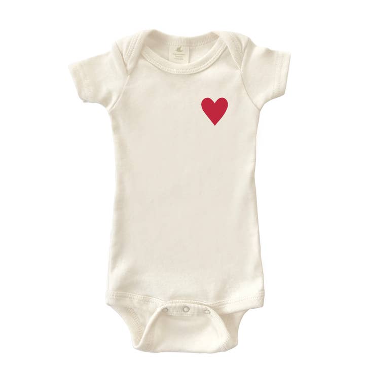 Mini Heart Onesie - Short Sleeves for wholesale by JOAN RAMONE