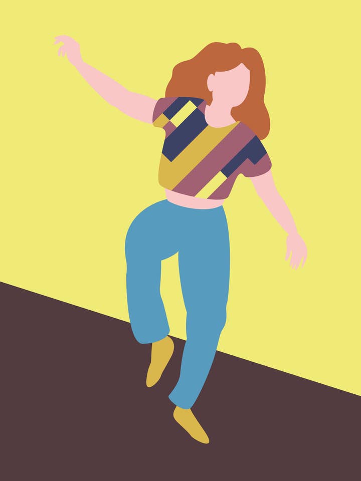 DANSARE TRYCK, MÄNSKLIGA FLUO SAMLING för wholesale av Pistacchio & Caffè