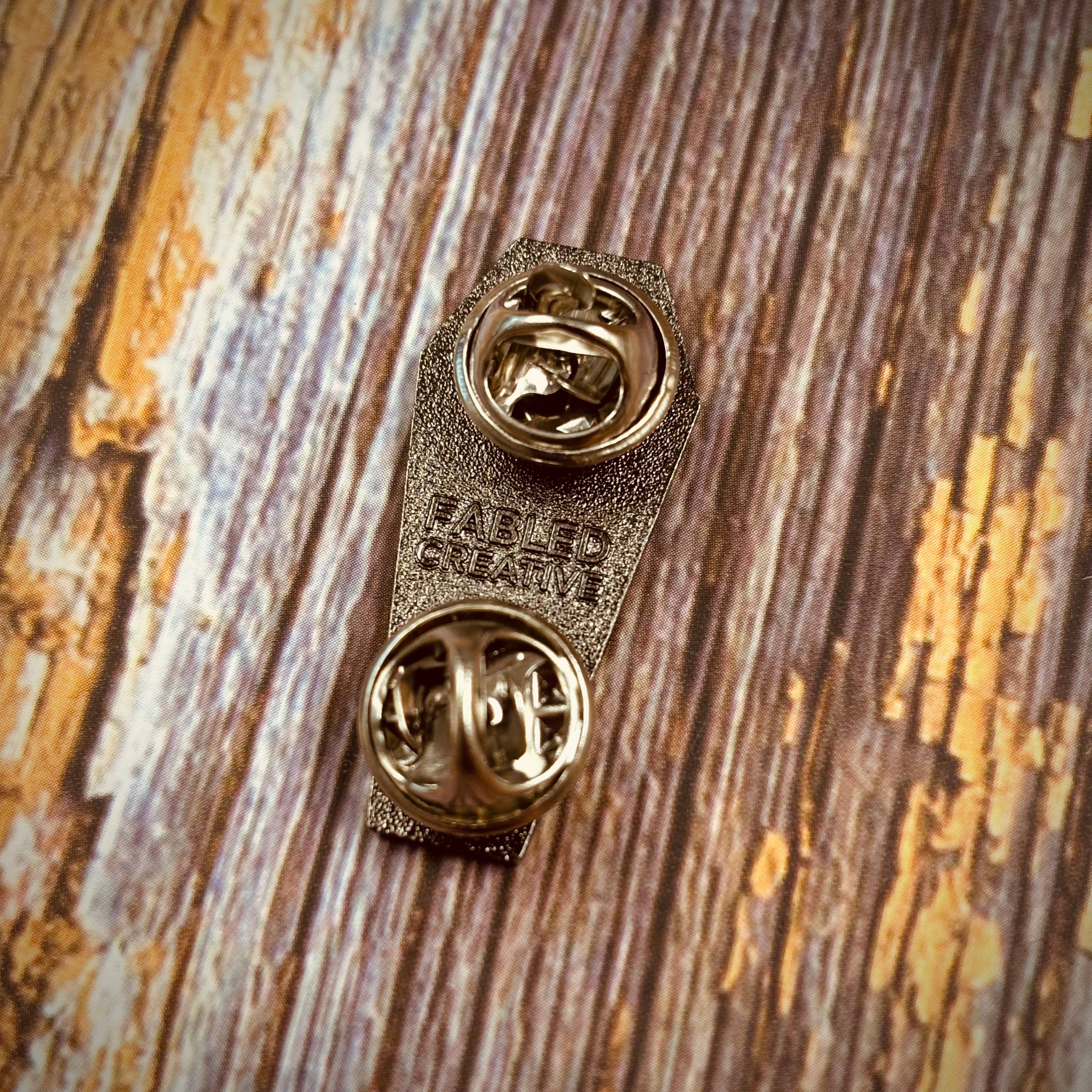 The Fabled Creative Co. - Wholesale Lapel Pin/Button - Gothic Coffin - Halloween - Enamel Pin1