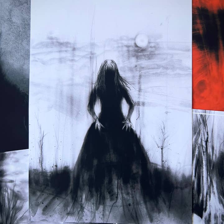 Andy Sciazko Art - Wholesale Art Print - Witch-Dark Art Print- Occult- Gothic Romance Decor1