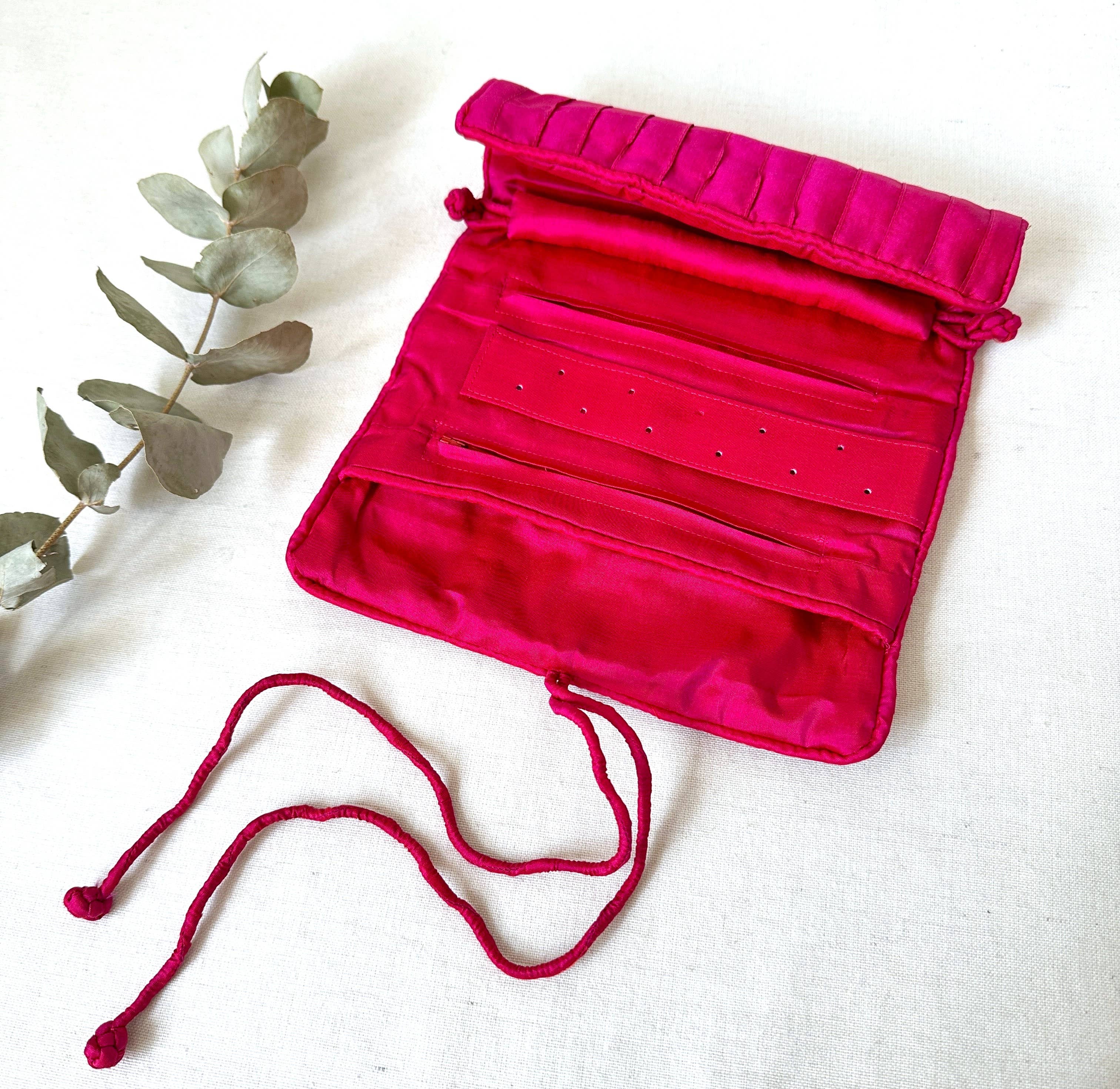 Sophie Silks - Wholesale Jewellery box/organiser - Silk Jewelry Roll10