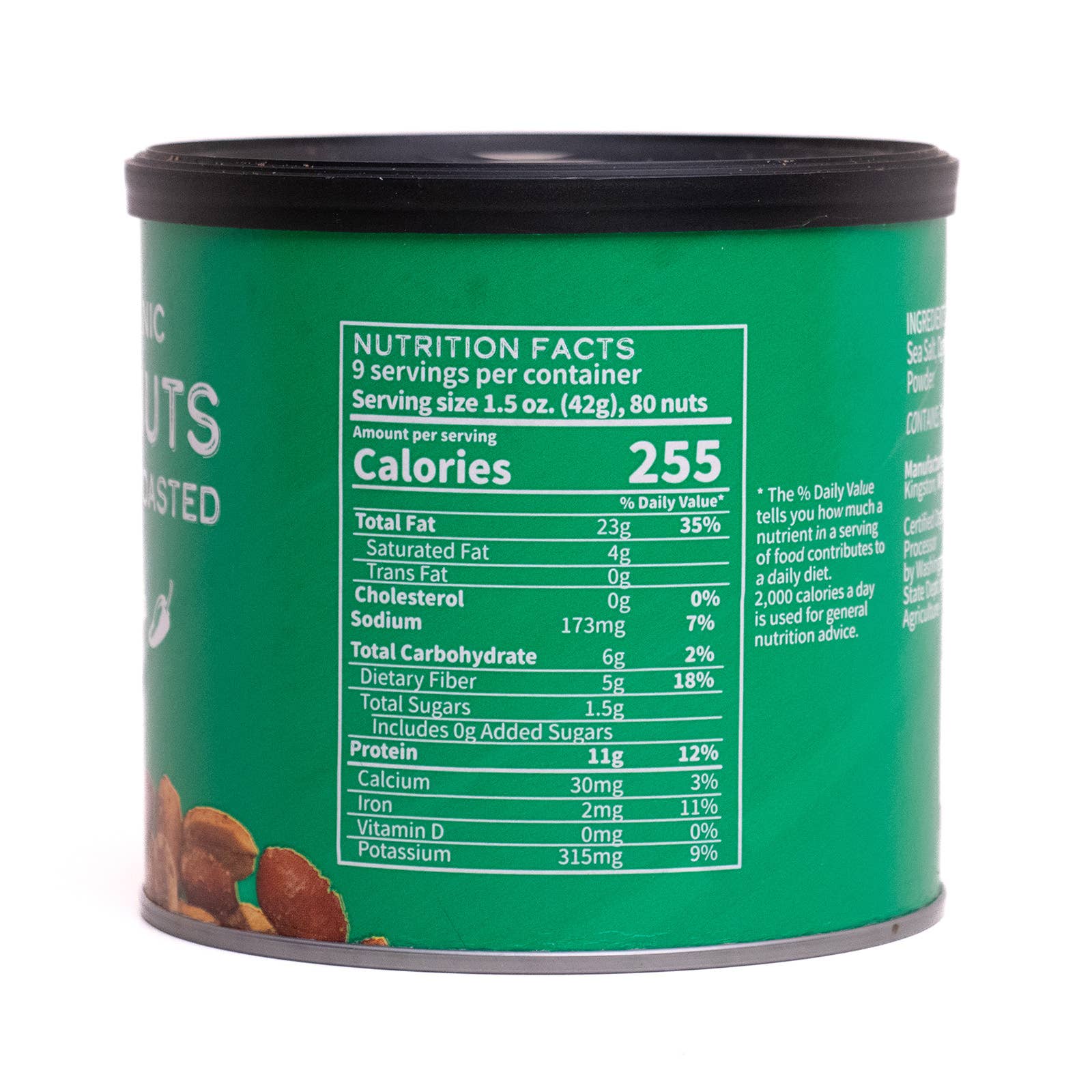 CB's Nuts - Vente Noix - Boîte de 14 oz de cacahuètes biologiques grillées à la marmite - Jalapeno1