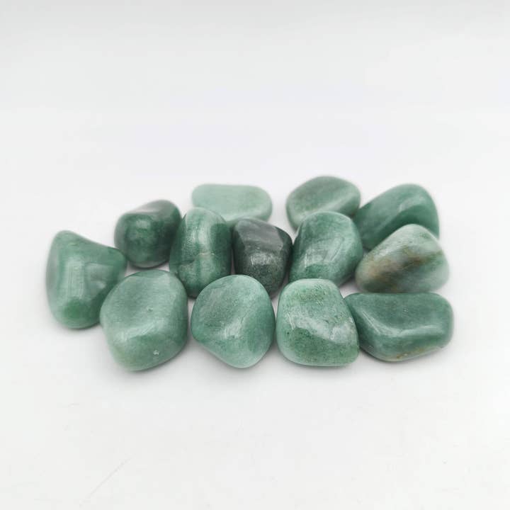 Trumlade Stenar - Grön Aventurin (200 g) för wholesale av Minéraux d'ailleurs