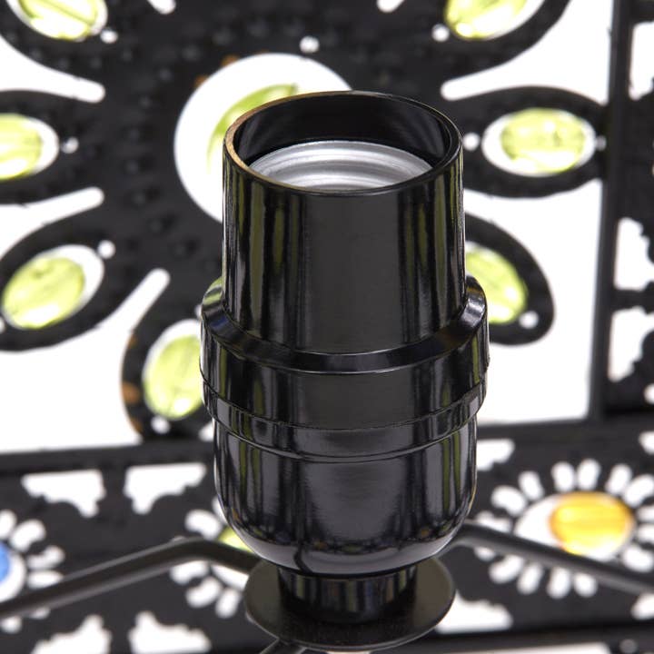 River of Goods - Wholesale Accent/Desk Lamp - 24"H Esther Jeweled Moroccan Brass Table Lamp10