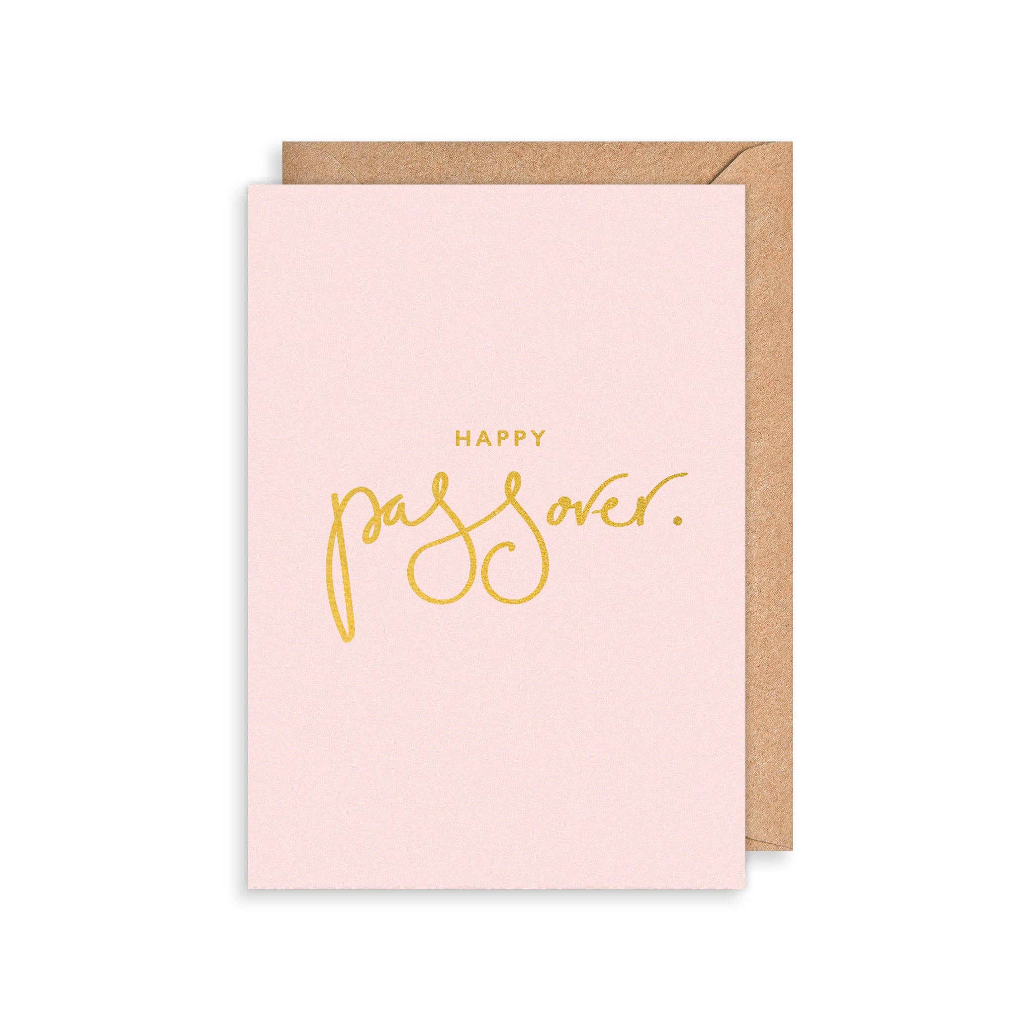 The Art File - Wholesale Passover Card - Passover Card - Pink