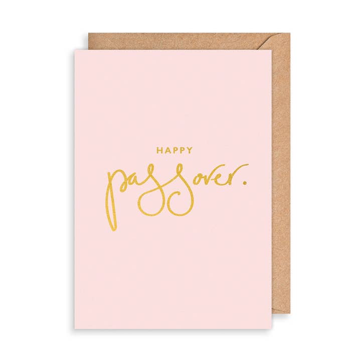 The Art File - Wholesale Passover Card - Passover Card - Pink0