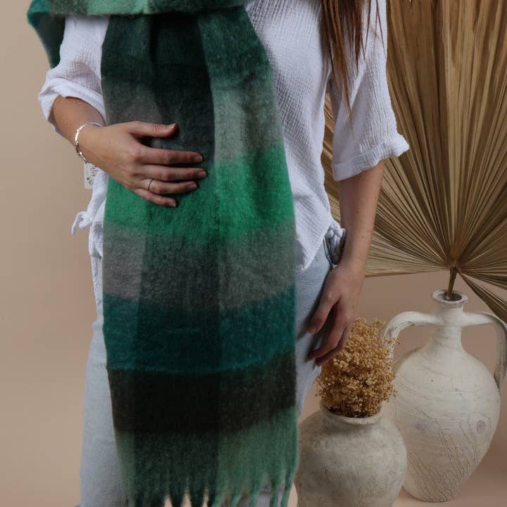 Nakoa The Label - Vendita all'ingrosso Sciarpa - Donna - Sciarpa oversize soffice - Alaska - Cloud