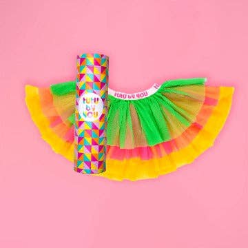 Tutu by You - Wholesale Tutu – Child - The Rainbow Bright Tutu in Confetti Tube RRP $59