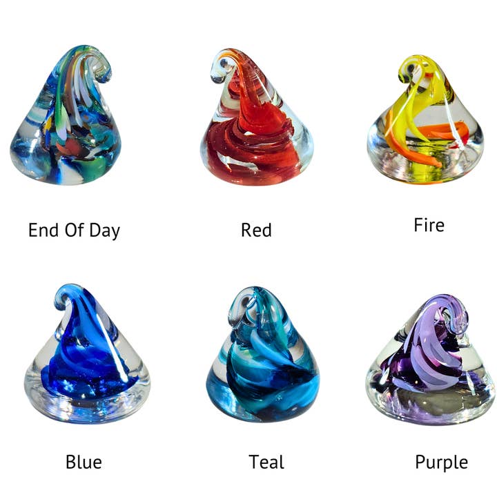 Lake Superior Art Glass - Wholesale Decorative Tabletop Object - Glass Candy Kisses