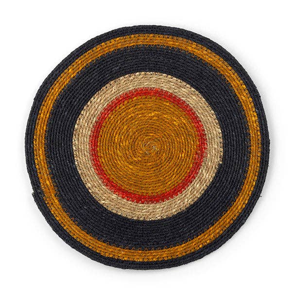 Seagrass Placemat - Midnight Blue / Guardsman Red for wholesale by BRITISH COLOUR STANDARD