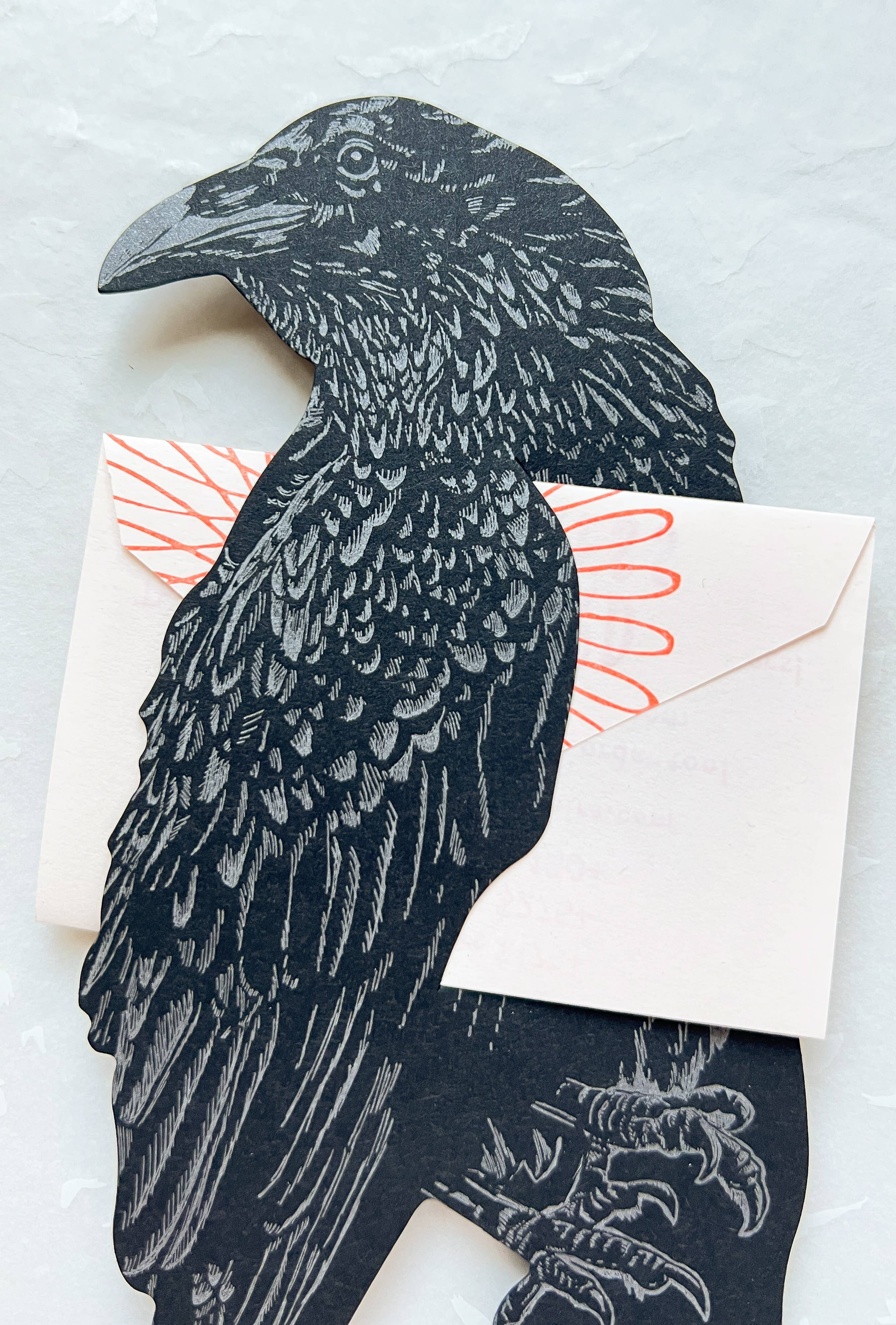 Blackbird Letterpress – Großhandel Grußkarten für den Alltag – Raven Forevermore Geschenkkarte5