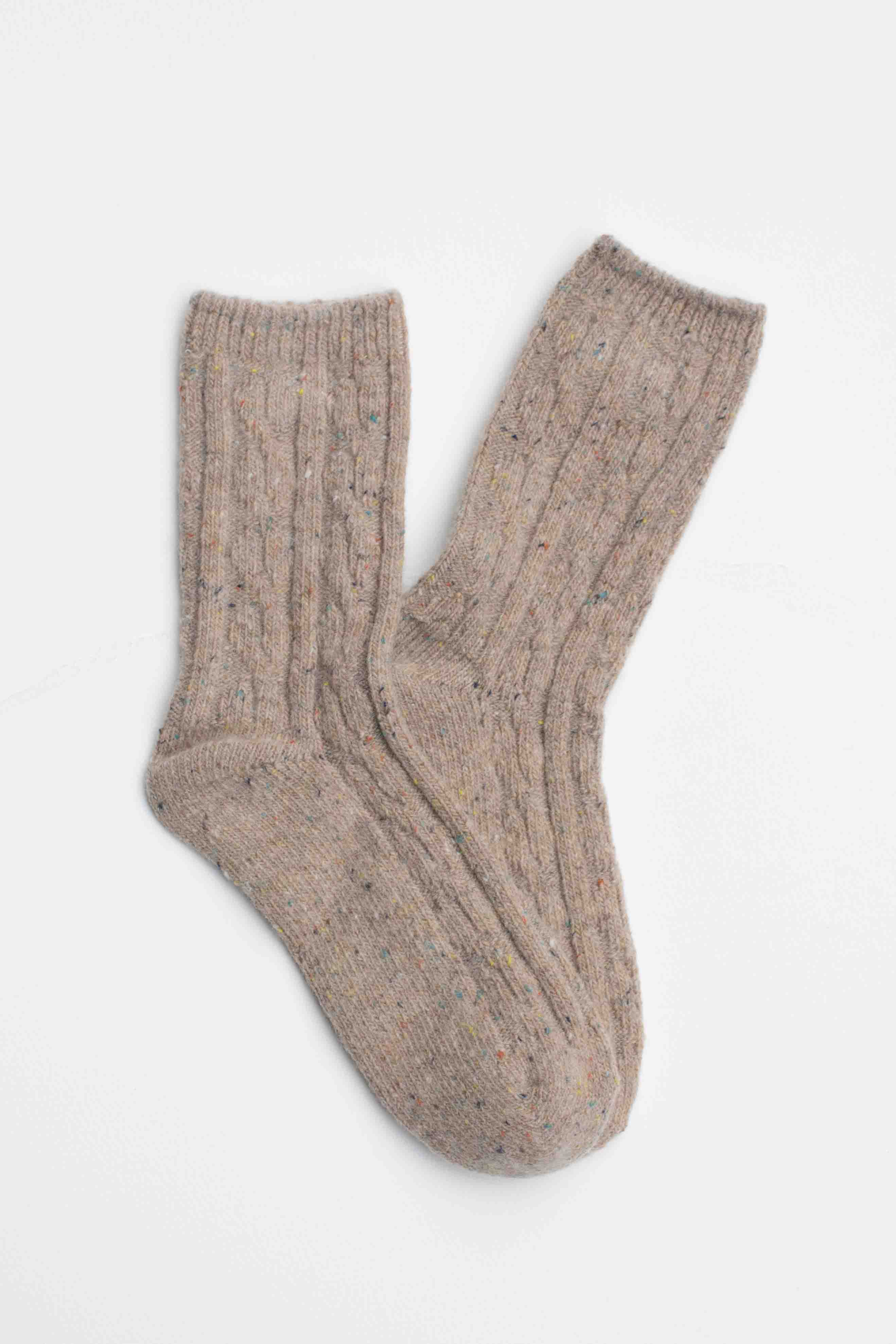 Tiepology - Wholesale Socks - Women's - Wool Blend Speckled Knit Socks5