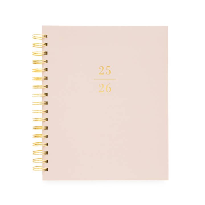 2025-2026 Blush Spiral Student Planner for wholesale by Sugar Paper