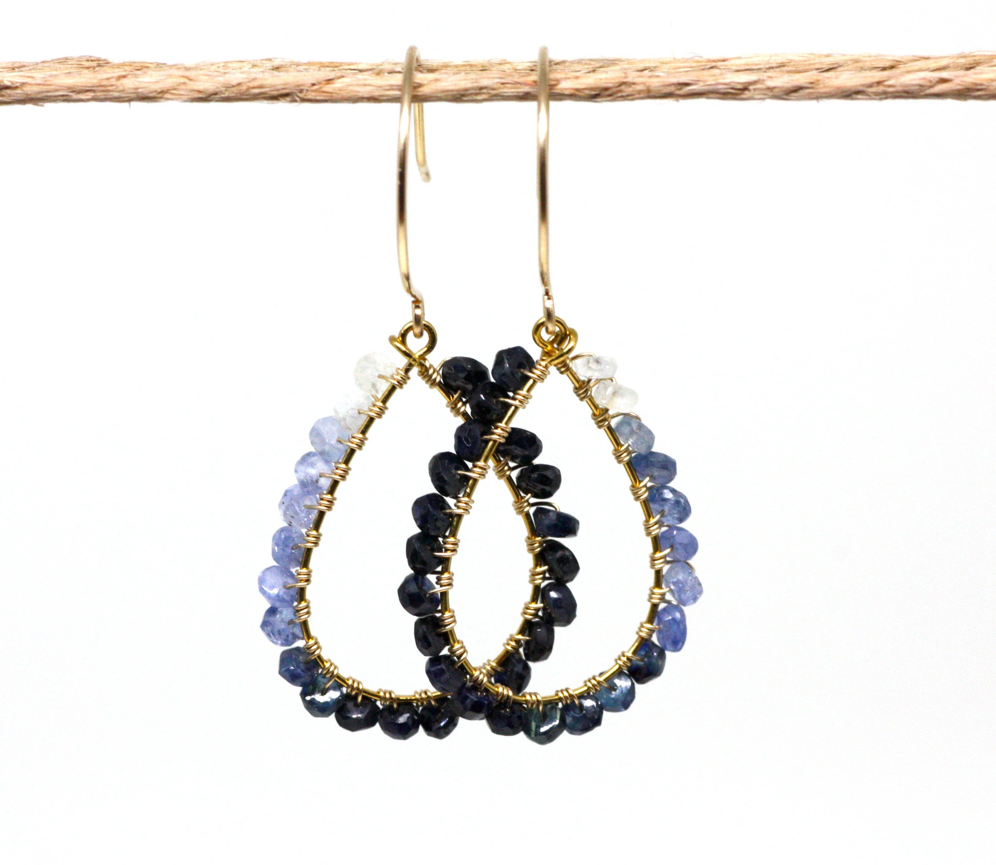 Azki Jewelry - Wholesale Dangle Earrings - Wire Wrapped Chandelier Earrings4