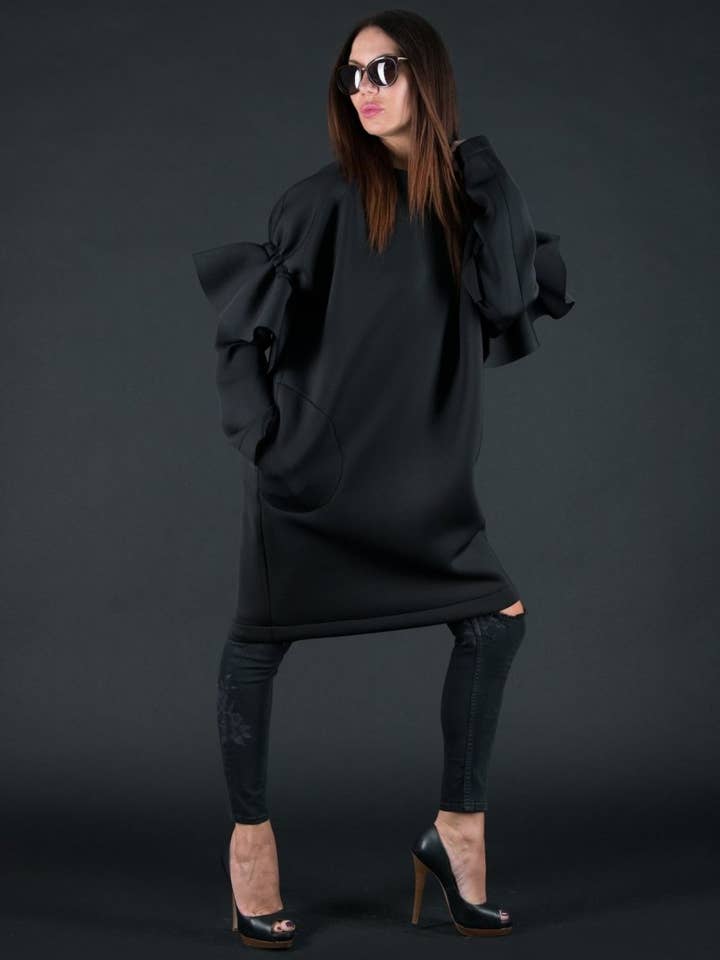 Robe en néoprène d'hiver ESTER pour la vente par EUG fashion