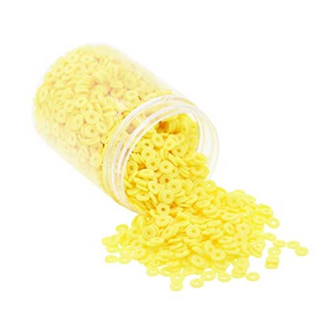 Flat Round Polymer Clay Beads for Jewelry Making Clay Heishi Beads Flat Beads Disc Beads for Spacer Necklace Bracelet Earrings for wholesale by Mandala Crafts