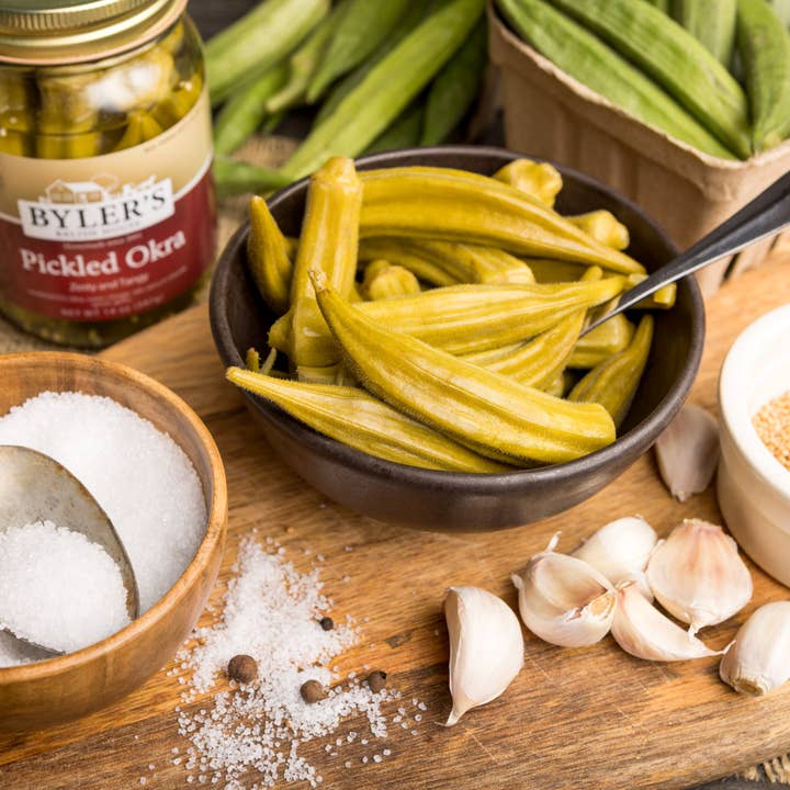 Bylers Relish House & Byler Canning Co. - Wholesale Pickled Vegetables - Byler's Pickled Okra5