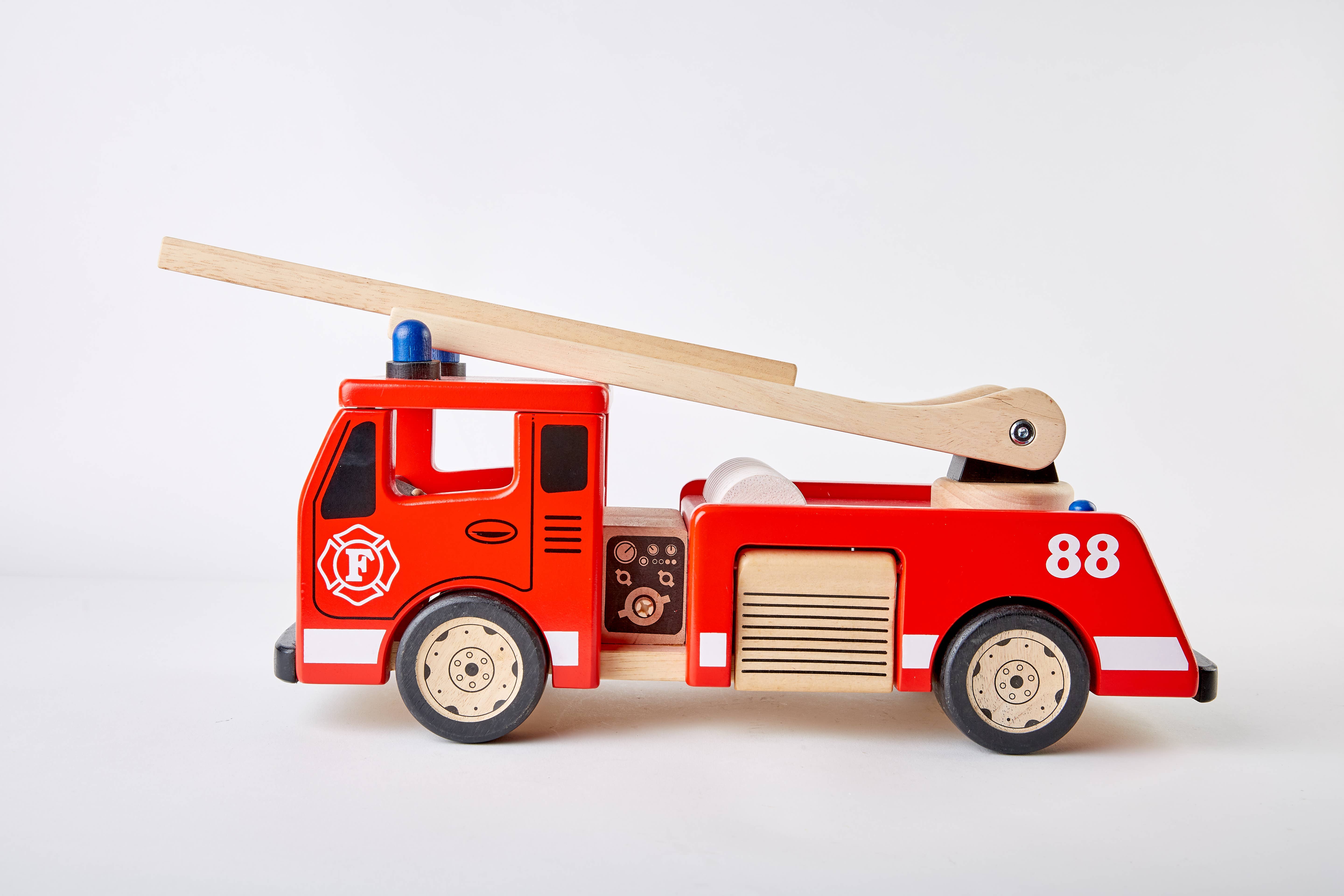 Hape Toys - Wholesale Wood Toy - Kids - PINTOY 17.5" Fire Engine2