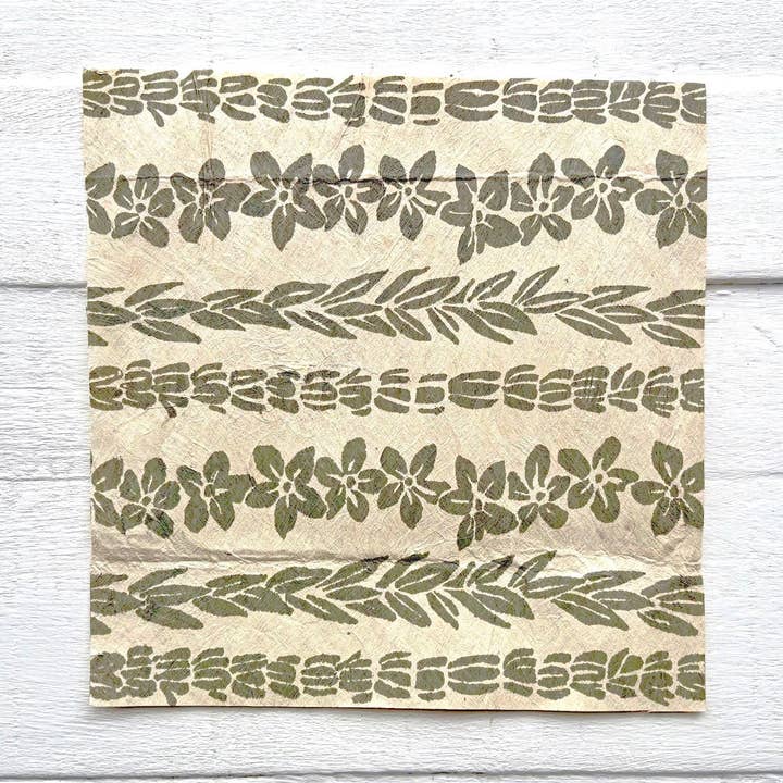 Handprinted Masi Wall Hanging - Salusalu, Vatu for wholesale by Rise Beyond the Reef