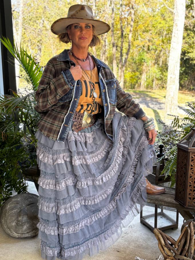 Afternoon Walk Flannel Jacket for wholesale by Jaded Gypsy