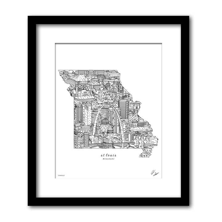 Townsville Art – Großhandel Kunstdruck – St. Louis Missouri Wanddekor4