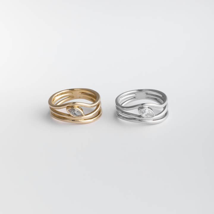 Anel - ONDÉE por atacado de Huguette Paris