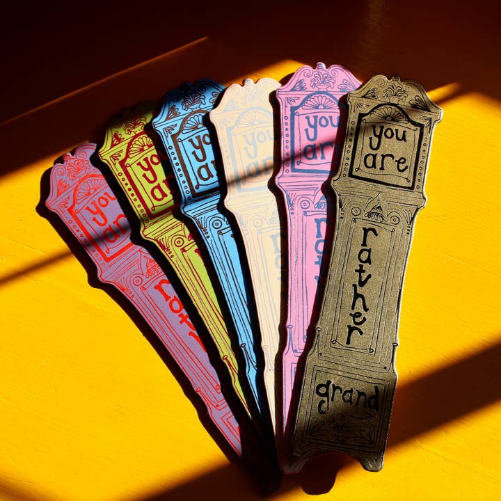 Ark Colour Design - Wholesale Bookmark - Grandfather Clock Bookmark7