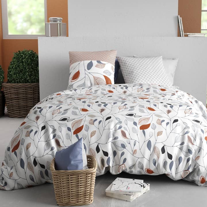 3-Piece Duvet Cover Set 100% Cotton 57 Threads Equinoxe for wholesale by Atelier Du Coton