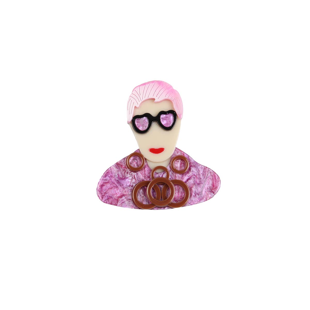 Domoflor s.l – wholesale Brooch – 💕 "The Fun Ladies" - Brooches with Personality 🎀2