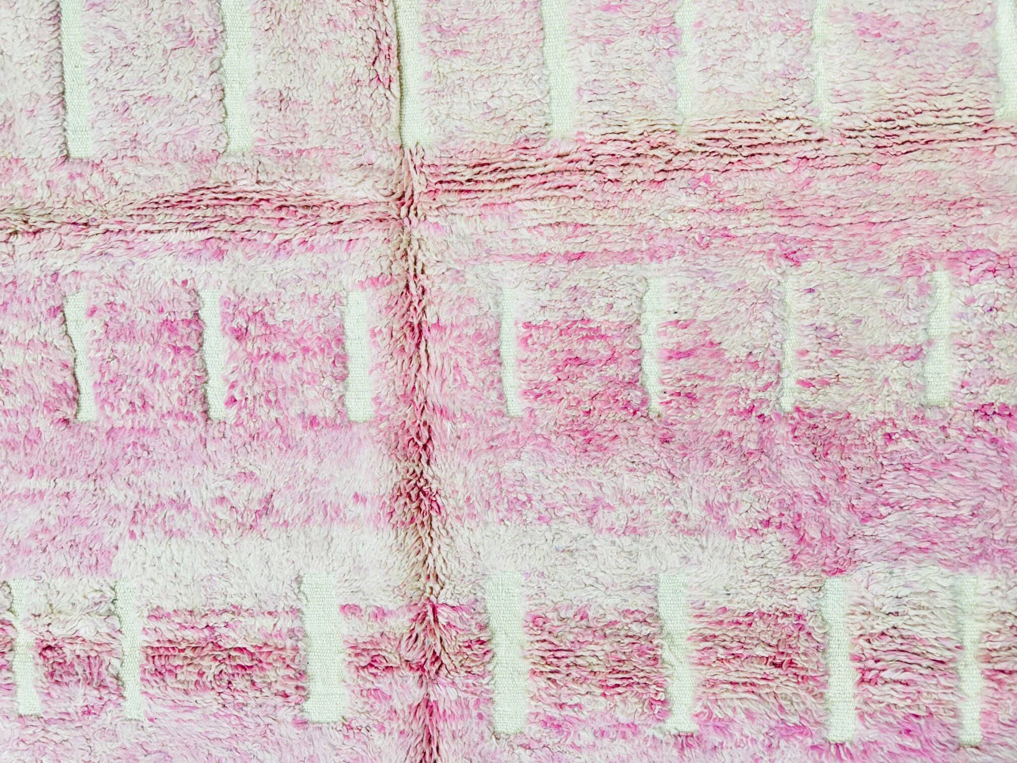 Moroccan Woven Treasures - Wholesale Area Rug - Light Pink Moroccan Rug, Hand-tufted Berber Rug, area rug6