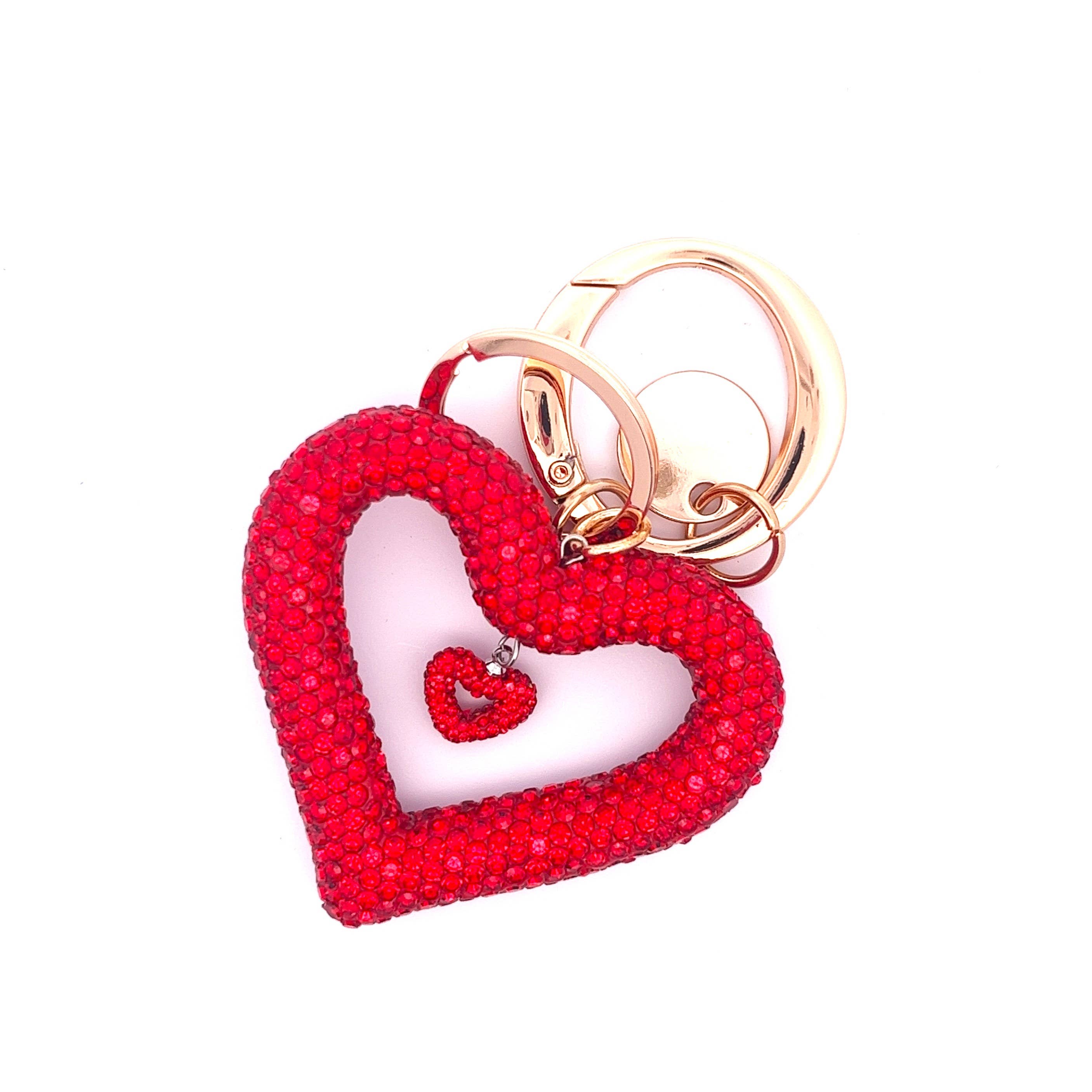 AMORINO SRL – Porta-chaves - Mulher por atacado – Porta-chaves Coração - YF23296E4314