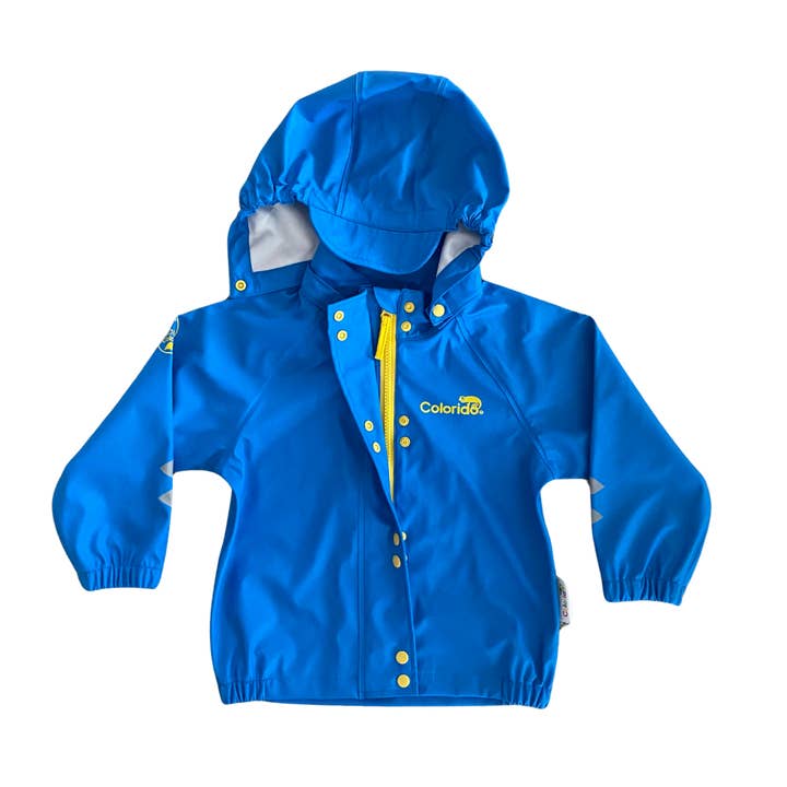 Giacca antipioggia per bambini Colorido 100% PU riciclato per la vendita all'ingrosso da parte di Zunblock Austria