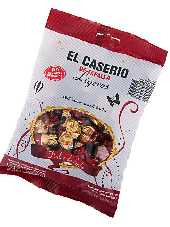 Dulce de Leche léger sans sucres ajoutés ni gluten 22 pour la vente par El Caserio de Tafalla