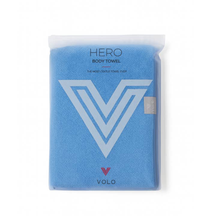 VOLO Body Towel-Cielo Blue for wholesale by VOLO Beauty