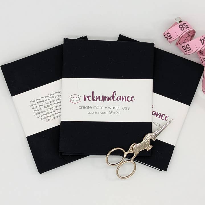 Rebundance LLC - Wholesale Fabric - Quarter Yard Fabric - Autumn Solids - Upcycled - Case of 122