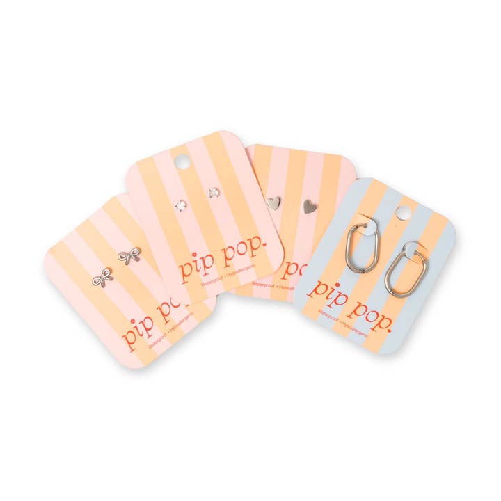 Silverörhänge set för wholesale av Pip Pop Post