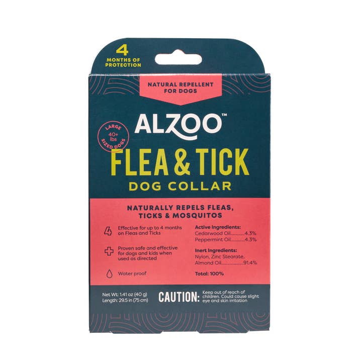 ALZOO PLANT-BASED FLEA & TICK COLLARS FOR LARGE DOGS for wholesale by ALZOO