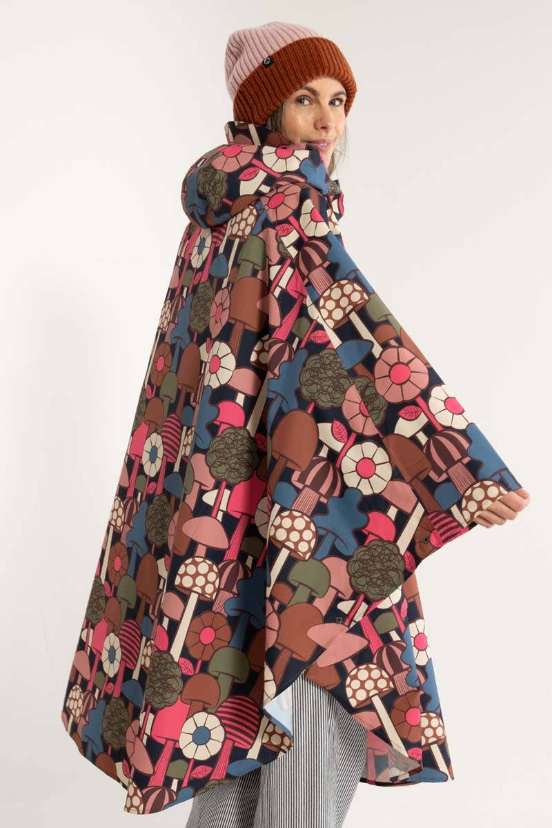 Danefae København - Wholesale Raincoat - Women's - Danebodil Rainponcho Dk Navy MYCOLOGY2