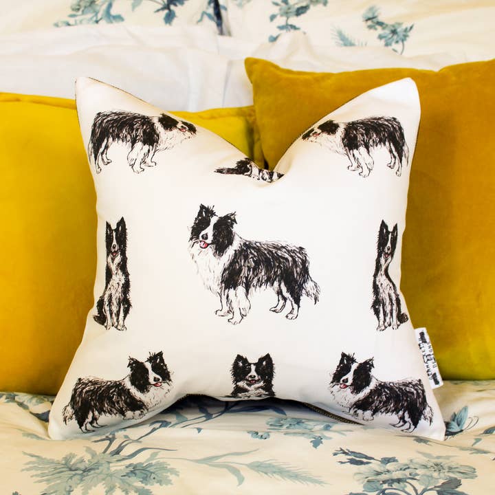 Cojín Border Collie para venta al por mayor de Gemma Keith Designs