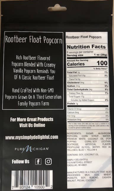 Simply Delightful - Wholesale Popcorn - Rootbeer Float Popcorn1