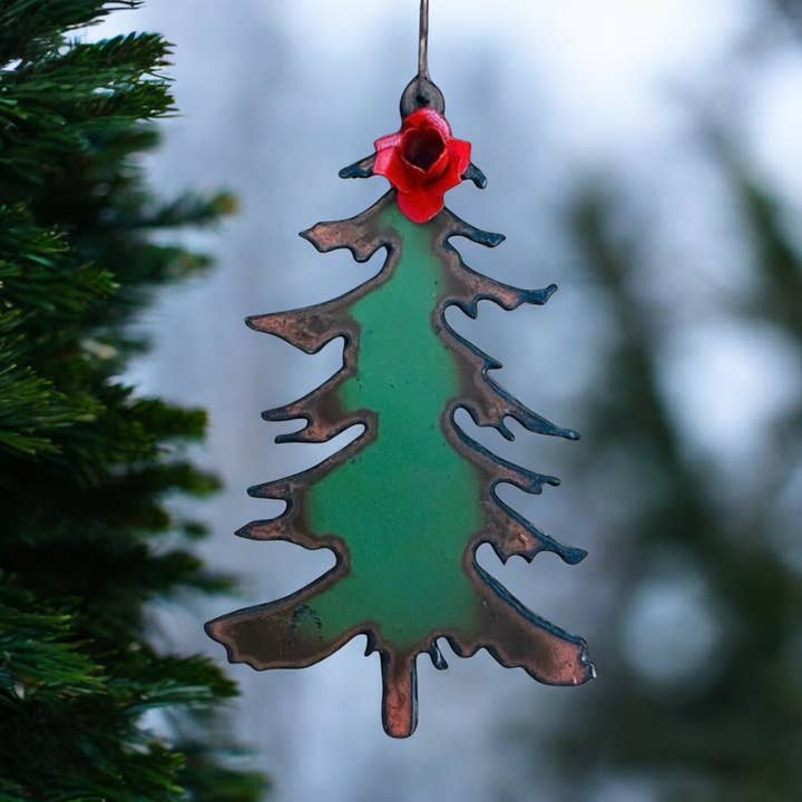 Metal tree ornament flower garden cute souvenirs USA lodgeĀ for wholesale by Whimsies