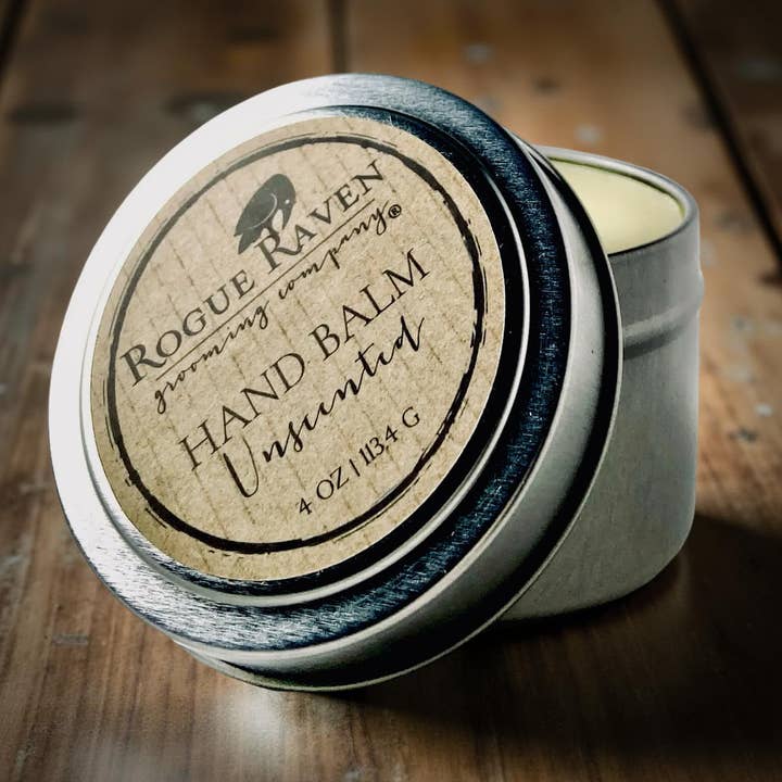 Hand Balm | Deep Hydration for Dry, Cracked Skin | Unscented for wholesale by Rogue Raven Grooming Company
