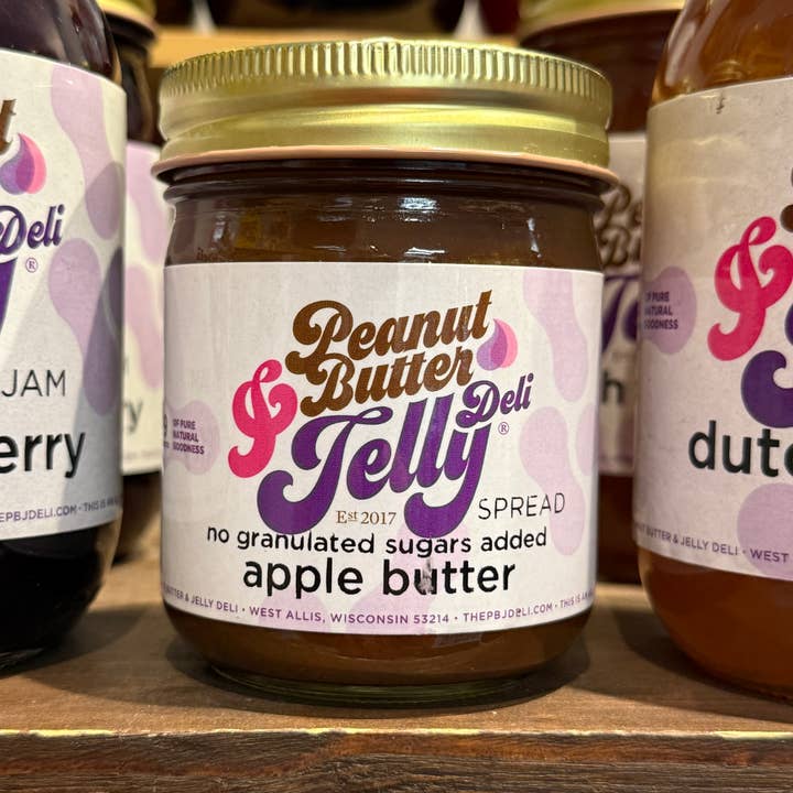 Sugarless Apple Butter - 9 oz for wholesale by Peanut Butter & Jelly Deli